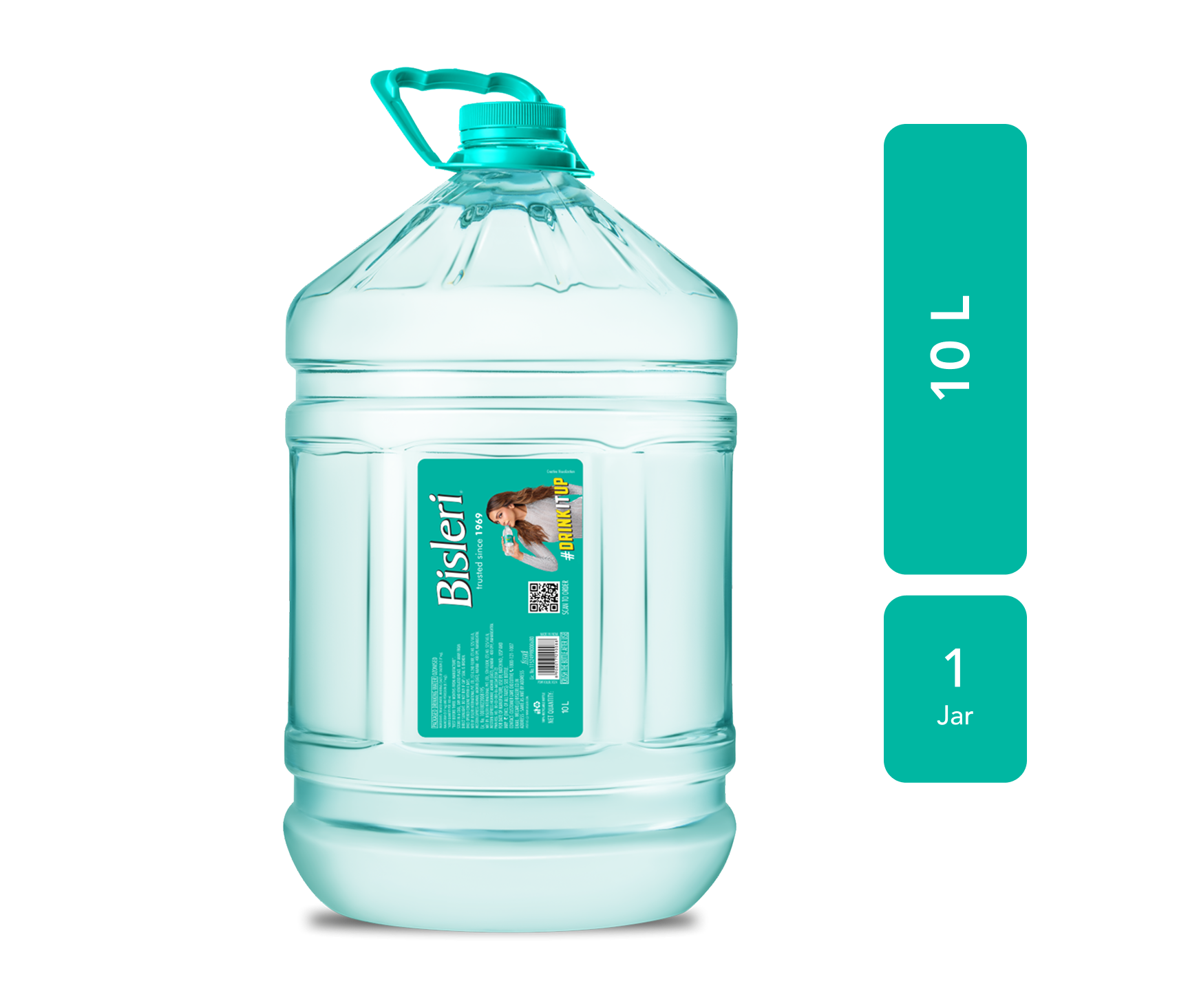 Bisleri 10 L Packaged Drinking Water